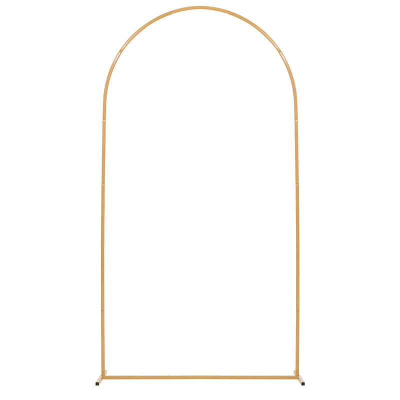 Arch Backdrop Stand 2.2m x 1.2m Gold Metal Wedding Party