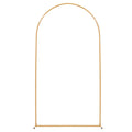 Arch Backdrop Stand 2.2m x 1.2m Gold Metal Wedding Party
