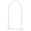 Arch Backdrop Stand 2.2m x 1.2m Gold Metal Wedding Party