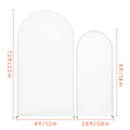 Arch Backdrop Stand, Set of 2, 2.2 m and 1.8 m, Stable Structure, Easy Assembly, Gold Metal Arch Backdrop Stand with Cover for Wedding, Birthday Party, Celebration, and Ceremony Decoration