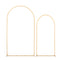 Arch Backdrop Stand 2.2m 1.8m Set of 2 Gold Metal Wedding
