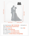 Arch Backdrop Stand 2.2m 1.8m Set of 2 Gold Metal Wedding