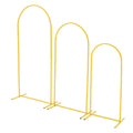 Arch Backdrop Stand Set 3 Gold 1.8m 1.5m 1.2m Wedding Party