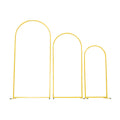 Arch Backdrop Stand Set 3 Gold 1.8m 1.5m 1.2m Wedding Party