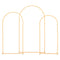 Arch Backdrop Stand Set 3 2.2m 2m 1.8m Gold Metal Wedding Party