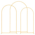 Arch Backdrop Stand Set 3 x 2.4m 2.2m 2m Gold Wedding Party