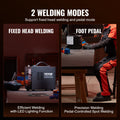 Spot Welder 737G Pulse Portable High-Power 2 Modes LED 0.12mm Nickel