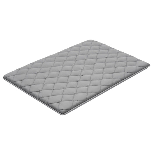 Tatami Mat Full Size Foldable Futon Mattress 2032x1372mm Gray
