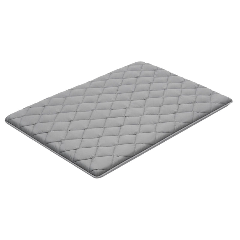 Tatami Mat Full Size Foldable Futon Mattress 2032x1372mm Gray