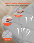 Tatami Mat Full Size Foldable Futon Mattress 2032x1372mm Gray