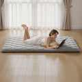 Tatami Mat Full Size Foldable Futon Mattress 2032x1372mm Gray