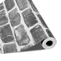 Peel Stick Wallpaper 45cm x 10m Gray Brick Waterproof Self Adhesive