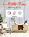 Peel and Stick Wallpaper 45cm x 12m White Wood Waterproof Self Adhesive