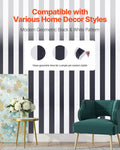 Peel Stick Wallpaper 45cm x 15m Black White Geometric Waterproof