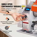 Mini Metal Lathe Machine, 180 x 400 mm, 800W Precision Benchtop Power Metal Lathe, 150-2500 RPM Continuously Variable Speed, with 3-jaw Metal Chuck Tool Box for Processing Precision Parts
