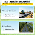 Geotextile Fabric 3.8x15.2m 3.5oz Woven PP Weed Barrier Drain
