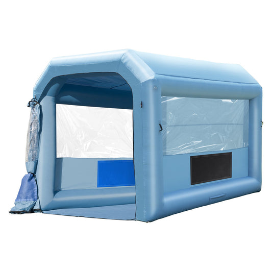 Inflatable Paint Booth 13.1ft 750W Blower Air Filter Spray Booth Car