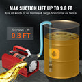 12V Fuel Transfer Pump 10 GPM Diesel Kerosene Electric Portable Kit