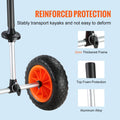 VEVOR Kayak Cart Canoe Boat Carrier 280lbs 10in Solid Tires Adjustable