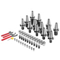 CAT40 ER16/32 Collet Holder 35pc Set Spring Steel Milling Machine