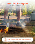 Propane Weed Torch 2400000 BTU Ice Snow Melter 3m Hose
