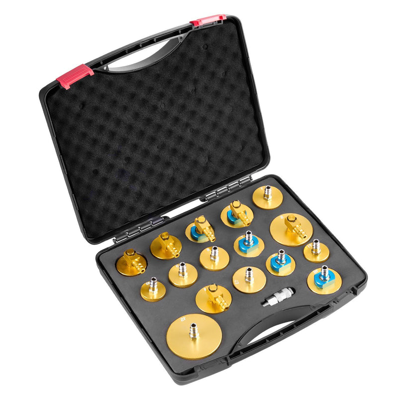 Brake Master Bleeder Kit 17pcs Professional Adapter Set Vehicles