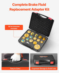 Brake Master Bleeder Kit 17pcs Professional Adapter Set Vehicles