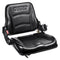 Forklift Seat Fold Down Adjustable 16-34cm Slot Tractor Loader
