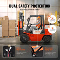 Forklift Seat Fold Down Adjustable 16-34cm Slot Tractor Loader