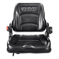 Forklift Seat Fold Down Adjustable 16-34cm Slot Tractor Loader