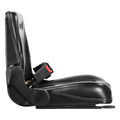 Forklift Seat Fold Down Adjustable 16-34cm Slot Tractor Loader