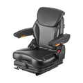 Forklift Tractor Suspension Seat Adjustable Back Armrest Headrest Belt