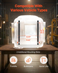 Forklift Tractor Suspension Seat Adjustable Back Armrest Headrest Belt