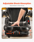 Forklift Tractor Suspension Seat Adjustable Back Armrest Headrest Belt