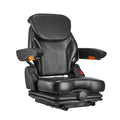 Forklift Tractor Suspension Seat Adjustable Back Armrest Headrest Belt