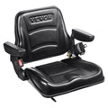Forklift Tractor Seat Fold Down Adjustable 16-34cm Slot