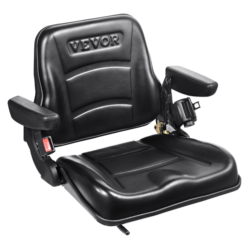 Forklift Tractor Seat Fold Down Adjustable 16-34cm Slot