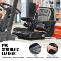 Forklift Tractor Seat Fold Down Adjustable 16-34cm Slot