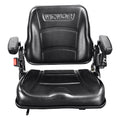 Forklift Tractor Seat Fold Down Adjustable 16-34cm Slot