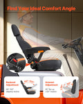 Forklift Tractor Mower Seat Adjustable Headrest Seatbelt