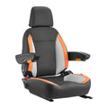 Forklift Tractor Mower Seat Adjustable Headrest Seatbelt
