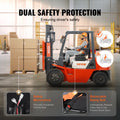 Forklift Tractor Seat Adjustable Armrests Seatbelt Universal
