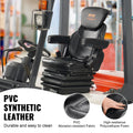 Forklift Tractor Seat Adjustable Armrests Seatbelt Universal