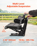 Universal Forklift Seat Waterproof Tractor Suspension Adjustable Back