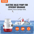 Bilge Pump 3000GPH Automatic Submersible Float Switch 40mm Outlet