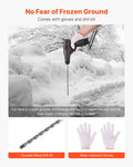 Driveway Markers 200Pcs 122cm Fiberglass Reflective Snow Sticks