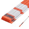 Driveway Markers 100PCS 121.5cm Orange Fiberglass Snow Stakes Reflective