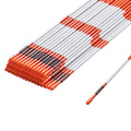 Driveway Markers 100PCS 121.5cm Orange Fiberglass Snow Stakes Reflective