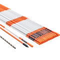 Driveway Markers 30 PCS 121.5cm Orange Fiberglass Snow Stakes