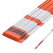 Driveway Markers 50PCS 121.5cm Orange Fiberglass Snow Stakes Reflective